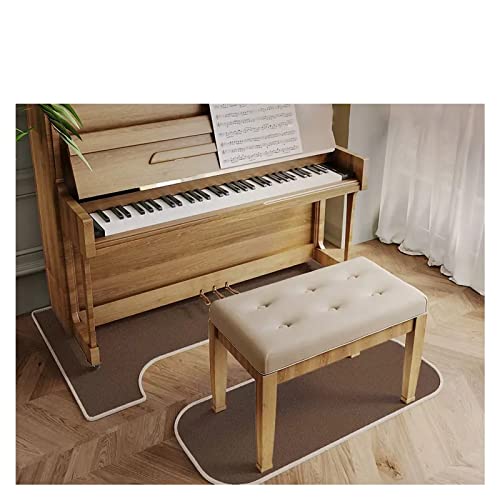 Aufrechter Klavier-Spezialteppich, Wärmedämmung, feuchtigkeitsbeständig, schalldicht, schallabsorbierend, geräuschreduzierend, stoßdämpfend, Bankmatte (Farbe: C, Größe: 70 x 160 cm) von DRFGHK