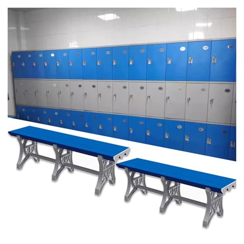 Badehaus-Wickelbank, wasserdicht, ABS-Kunststoff, Latten, Kleidung und Schuhfrisur, langer Hocker, für Fitnessstudio, Badezimmer, Fabrik, Umkleideraum/öffentliches Schwimmbad (2 Stück, 150 x 40 x 45 Badehaus-Wickelbank, wasserdicht, ABS-Kunststoff, Latten, Kleidung und Schuhfrisur, langer Hocker, für Fitnessstudio, Badezimmer, Fabrik, Umkleideraum/öffentliches Schwimmbad (2 Stück, 150 x 40 x 45 von DRFGHK