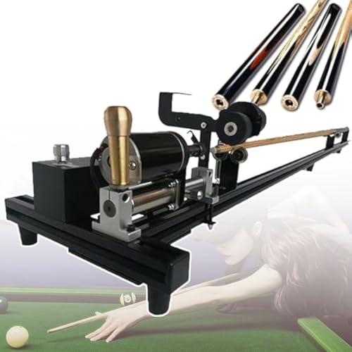DRFGHK 7-in-1 Billardtisch-Queue-Spitzen-Werkzeug, Snooker-Reparaturmaschine, Pool-Richt-, Schleif- und Poliermaschine, für Clip von DRFGHK