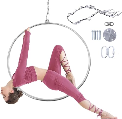 DRFGHK Aerial Lyra Hoop Rigging Set 25/32mm Edelstahl Single Tab Ring Inklusive Spanset Karabiner Wirbel DRFGHK Aerial Lyra Hoop Rigging Set 25/32mm Edelstahl Single Tab Ring Inklusive Spanset Karabiner Wirbel von DRFGHK