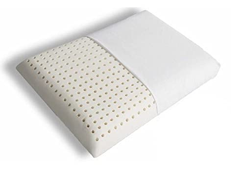 DRFGHK Bio-Latex-Kissen, Queen-Size-Größe, für Seitenschläfer und Rückenschläfer, Schaumstoff-Nacken- und Schulterschmerzen, Schläfer, 70 x 40 x 12 cm von DRFGHK