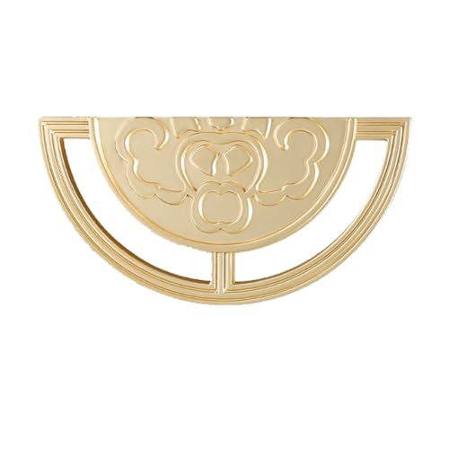 DRFGHK Halbrunder Möbelgriff aus Messing im chinesischen Stil für Kleiderschrank und Schrank DRFGHK Halbrunder Möbelgriff aus Messing im chinesischen Stil für Kleiderschrank und Schrank von DRFGHK