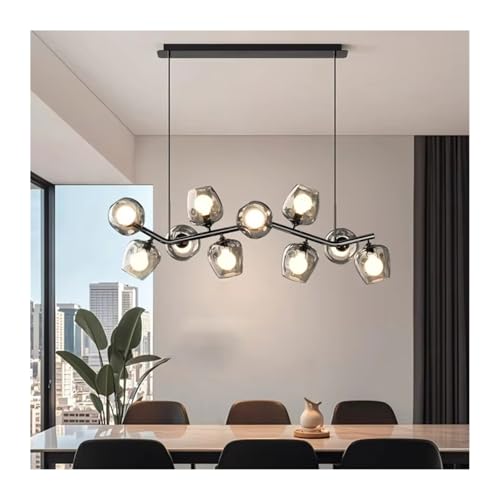 DRFGHK Moderne Grau LED Glas Kronleuchter Wohnzimmer Schlafzimmer Esszimmer Kronleuchter,Modern DRFGHK Moderne Grau LED Glas Kronleuchter Wohnzimmer Schlafzimmer Esszimmer Kronleuchter,Modern von DRFGHK