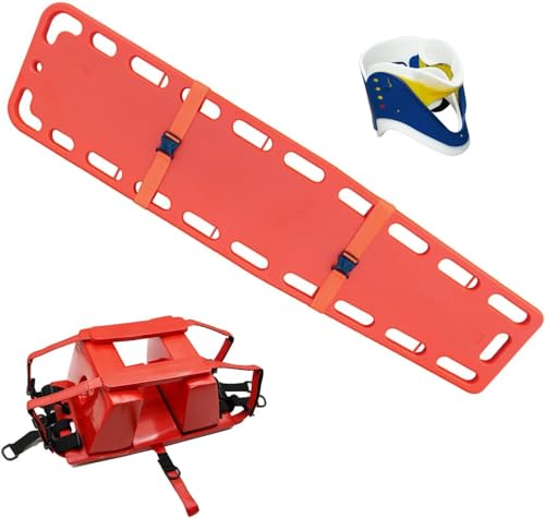 DRFGHK Plastic Rescue Board, Swimming Pool Carrier First Aid Spine Board for Adults with Head Immobilization and Neck Support, Water Rettu Belt System DRFGHK Plastic Rescue Board, Swimming Pool Carrier First Aid Spine Board for Adults with Head Immobilization and Neck Support, Water Rettu Belt System von DRFGHK