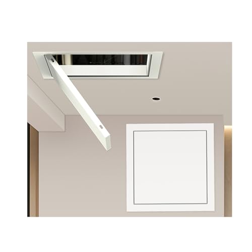 DRFGHK Sanitär-Zugangsplatte, Decken-/Wand-Inspektionsluke, Dachbodenabdeckung, kann um 90° geöffnet werden, für Badezimmer (70 x 70 cm) von DRFGHK