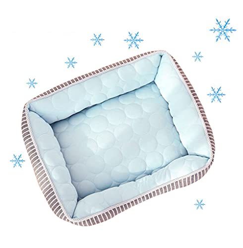 DRFGHK Sommer Hundebett Kühlkissen Kühlmatte Kühlbett Für Hunde EIS Seide rutschfeste Zuhause Unterwegs Oder Im Auto DRFGHK Sommer Hundebett Kühlkissen Kühlmatte Kühlbett Für Hunde EIS Seide rutschfeste Zuhause Unterwegs Oder Im Auto von DRFGHK