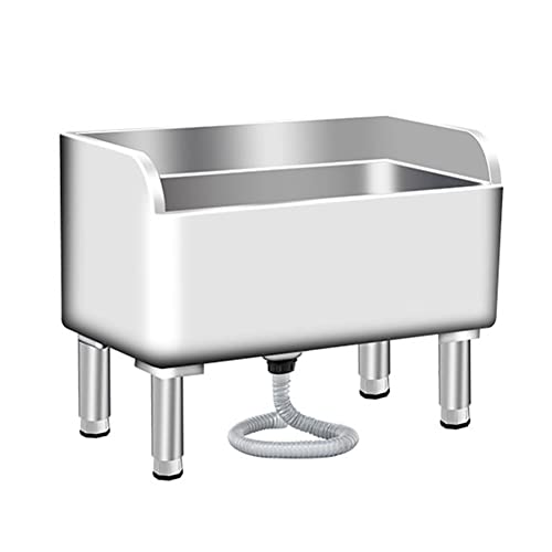 Edelstahl-Waschtisch-Spülbecken, Mehrzweckwanne für Waschküche, Restaurant und Garage, langlebiger Service-Waschbecken, Abstelleimer, effiziente Reinigung Edelstahl-Waschtisch-Spülbecken, Mehrzweckwanne für Waschküche, Restaurant und Garage, langlebiger Service-Waschbecken, Abstelleimer, effiziente Reinigung von DRFGHK