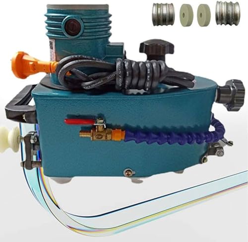 Elektrische kleine Glaskantenmaschine 8000r/Min Tragbare gerade runde Schrägkantenschleifer Politur für Plexiglas Acryl Marmor Keramik Blau von DRFGHK