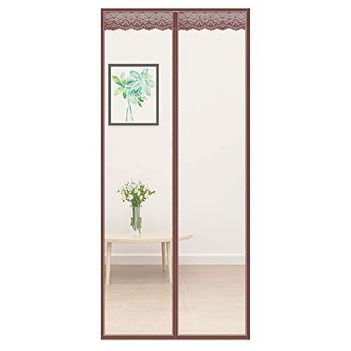 Isolierte magnetische Fliegengittertür, mit robusten Türvorhängen, thermische Doppelfalttüren, selbstschließend, für Balkon, Schiebetür, Wohnzimmer, Terrasse, E-90 x 230 cm Isolierte magnetische Fliegengittertür, mit robusten Türvorhängen, thermische Doppelfalttüren, selbstschließend, für Balkon, Schiebetür, Wohnzimmer, Terrasse, E-90 x 230 cm von DRFGHK