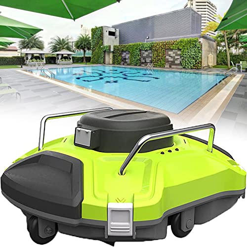 Kabelloser Poolroboter, automatischer Poolsauger mit Dual-Drive-Motoren, wiederaufladbarer Akku, Laufzeit 120 Min., Auto-Dock, Poolroboter für eingelassene und oberirdische flache Pools bis zu 85 m² Kabelloser Poolroboter, automatischer Poolsauger mit Dual-Drive-Motoren, wiederaufladbarer Akku, Laufzeit 120 Min., Auto-Dock, Poolroboter für eingelassene und oberirdische flache Pools bis zu 85 m² von DRFGHK