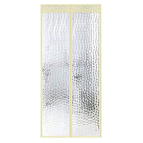 Magnetischer Thermo-Türvorhang, hält Schneesturm, Frontvorhang, klappt automatisch, für Balkon, Schiebetüren, Wohnzimmer, Terrasse, F-120 x 220 cm Magnetischer Thermo-Türvorhang, hält Schneesturm, Frontvorhang, klappt automatisch, für Balkon, Schiebetüren, Wohnzimmer, Terrasse, F-120 x 220 cm von DRFGHK