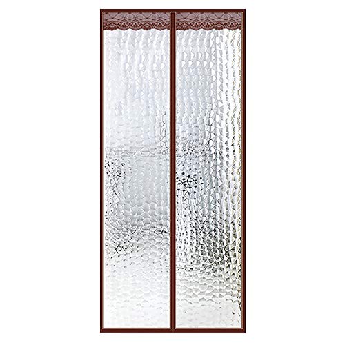 Magnetischer Thermo-Türvorhang, transparenter Frontvorhang, Falttüren, interner automatischer Schließer, für Balkon, Schiebetür, Wohnzimmer, Terrasse, D-110 x 205 cm Magnetischer Thermo-Türvorhang, transparenter Frontvorhang, Falttüren, interner automatischer Schließer, für Balkon, Schiebetür, Wohnzimmer, Terrasse, D-110 x 205 cm von DRFGHK