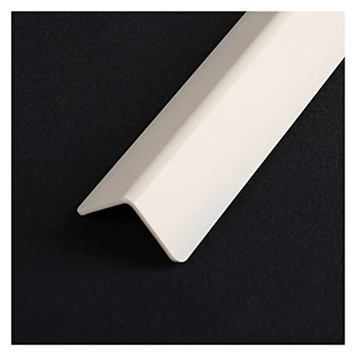 PVC-Eckenschutz, selbstklebend, 90-Grad-Winkel, Schutz / Reparatur der Wand, dekorativ für Büro/Küche/Schlafzimmer/Treppe (1 m lang) von DRFGHK