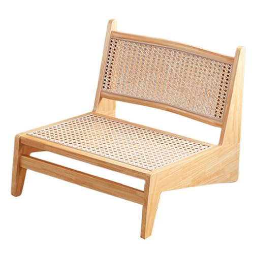 Rattan Chair Modern Design Armless Solid Wood Construction Boho Style Ideal for Bedroom, Balcony and Patio Rattan Chair Modern Design Armless Solid Wood Construction Boho Style Ideal for Bedroom, Balcony and Patio von DRFGHK