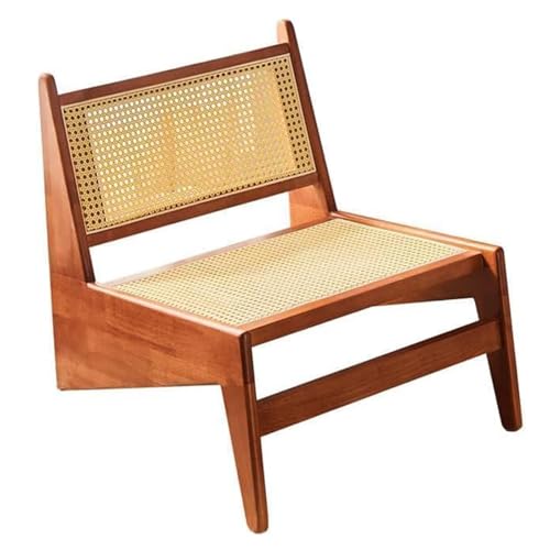 Rattan Chair Modern Design Armless Solid Wood Construction Boho Style Ideal for Bedroom, Balcony and Patio Rattan Chair Modern Design Armless Solid Wood Construction Boho Style Ideal for Bedroom, Balcony and Patio von DRFGHK