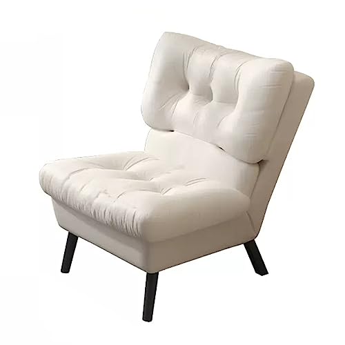 Recliner Chair with Adjustable Backrest, Armchair Without Armrests for Living Room, Relaxing Lounger, Double Layer Padded, Comfortable Leisure Chair, Modern Accent (Color : Be Recliner Chair with Adjustable Backrest, Armchair Without Armrests for Living Room, Relaxing Lounger, Double Layer Padded, Comfortable Leisure Chair, Modern Accent (Color : Be von DRFGHK