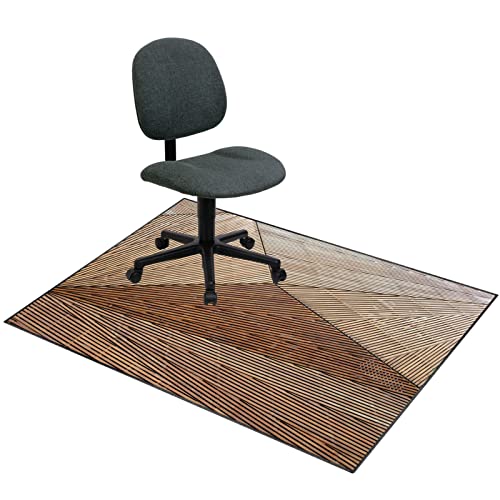 Rutschfeste Büro-Gaming-Stuhlmatte für Zuhause, Mehrzweck-Teppichschutz, Schreibtisch auf Teppichböden und harten Böden von DRFGHK