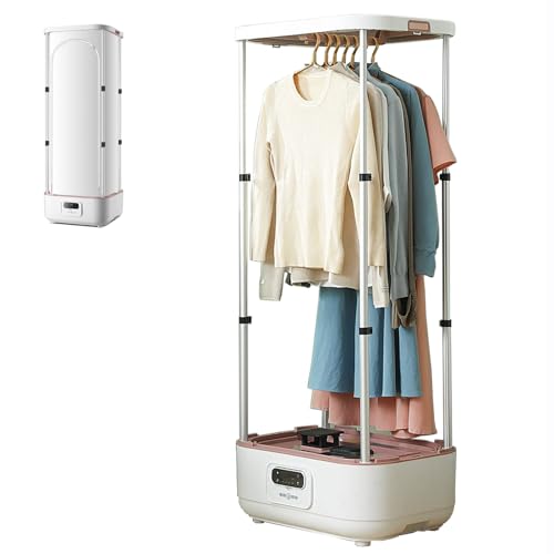 Steam Dryer Vertical Iron 900 W Automatic Ironing Machine, Portable Drying Smart Clothes Wrinkle Removal Machine with Remote Control von DRFGHK