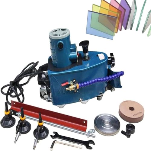 Tragbarer kleiner Glasschneider, elektrische Kantenschneidemaschine 8000r/min, DIY Diamond Art Eckenschleifmaschine, Politur Edge W/8 Räder Blau Tragbarer kleiner Glasschneider, elektrische Kantenschneidemaschine 8000r/min, DIY Diamond Art Eckenschleifmaschine, Politur Edge W/8 Räder Blau von DRFGHK