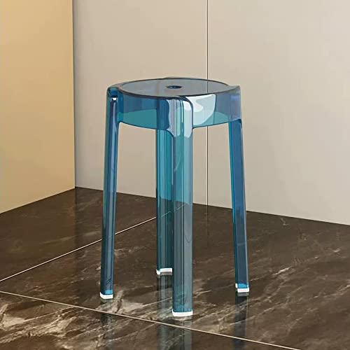 Transparenter stapelbarer hoher Hocker für drinnen und Bar – 45,7 cm transparenter Acryl-Café-Stuhl-Ersatz perfekt Familientreffen Wohnzimmer-Dekor Transparenter stapelbarer hoher Hocker für drinnen und Bar – 45,7 cm transparenter Acryl-Café-Stuhl-Ersatz perfekt Familientreffen Wohnzimmer-Dekor von DRFGHK