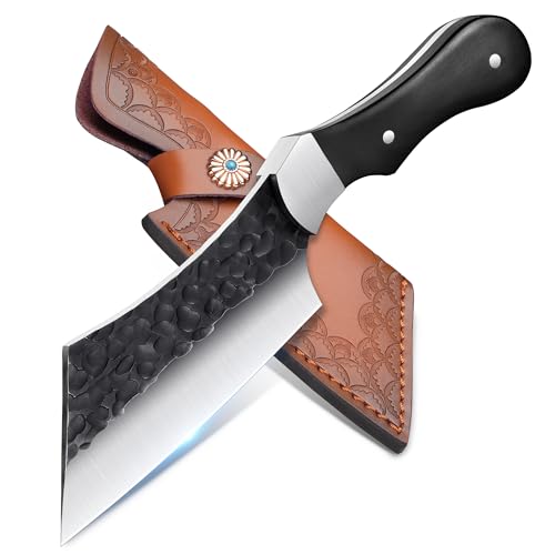 DRGSKL Survival Messer mit Scheide Hochkohlenstoffstahl Campingmesser Handgeschmiedetes Kochmesser Professionelles Küchenmesser Full Tang Outdoor-Messer zum Fischen Wandern Grillen DRGSKL Survival Messer mit Scheide Hochkohlenstoffstahl Campingmesser Handgeschmiedetes Kochmesser Professionelles Küchenmesser Full Tang Outdoor-Messer zum Fischen Wandern Grillen von DRGSKL