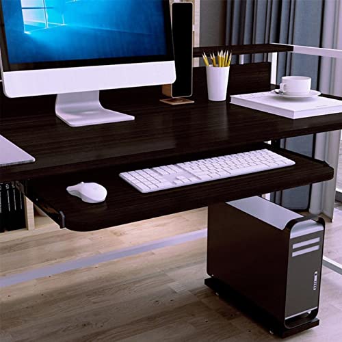 Tastaturschublade 54 cm/60 cm/70 cm Möbel Schreibtischzubehör Anzüge Hardware Holzregal Unter Schreibtisch Höhenverstellbare Plattform Tastaturablage Unter Schreibtisch Slide Keyboard Stand von DRHLHY