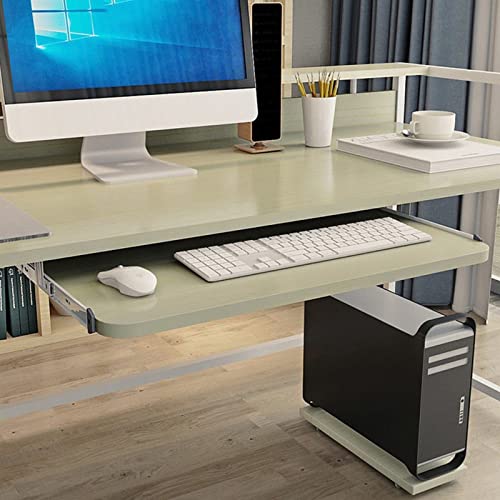 Tastaturschublade 54 cm/60 cm/70 cm Möbel Schreibtischzubehör Anzüge Hardware Holzregal Unter Schreibtisch Höhenverstellbare Plattform Tastaturablage Unter Schreibtisch Slide Keyboard Stand von DRHLHY