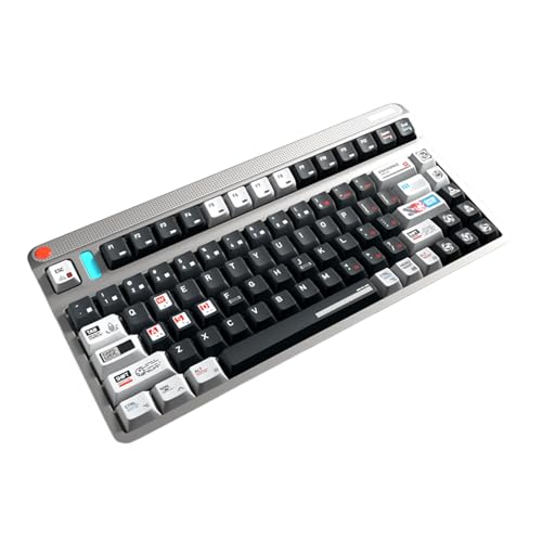 DRHTDXEJ Tastenkappen-Set mit 183 Tasten, komfortabel mit reichhaltigen Details und Mondprojekt-Thema für Gaming und Büro, mechanische Tastaturen von DRHTDXEJ