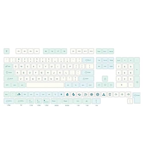 DRHTDXEJ XDA Höhe 137 Tasten Tastenkappen-Set Ice Mint Thema Wärme Sublimiert für mechanische Tastaturen Tastenkappen ersetzen DRHTDXEJ XDA Höhe 137 Tasten Tastenkappen-Set Ice Mint Thema Wärme Sublimiert für mechanische Tastaturen Tastenkappen ersetzen von DRHTDXEJ