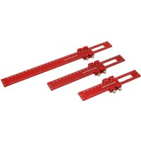 3-teiliges Präzisions-Taschenlineal aus Aluminiumlegierung für die Holzbearbeitung Positionierungs- und Markierungslehre Schreiner-Markierungslineal 3-teiliges Präzisions-Taschenlineal aus Aluminiumlegierung für die Holzbearbeitung Positionierungs- und Markierungslehre Schreiner-Markierungslineal von DRILLPRO