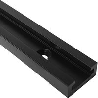 Drillpro - Stück T-Schiene T-Schlitz Gehrungsschiene T-Schrauben-Befestigungsschlitz 30 x 12.8 mm für Tisch l. 800 mm Schwarz lavente von DRILLPRO