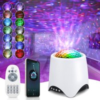 Drillpro - LED-Nachtlicht Galaxy Projektorlicht Starry SkyWave Musik-Nachtlicht + Fernbedienung lavente von DRILLPRO