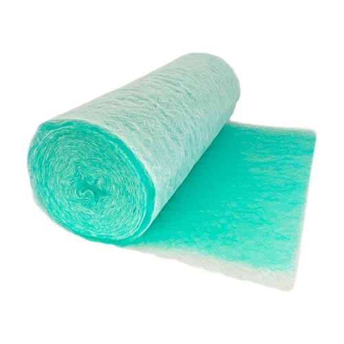 DRISSA Lackierkabinen-Abluftfilter, Fiberglas-Sprühkabinenfilter, Lackierkabinen-Auspufffilter als Ersatz für Airbrush-Sprühkabinen, Lackierkabinen(Size:3.28x65.6ft(1x20m),Color:Thickness: 60mm) von DRISSA
