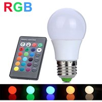 5w Rgb Led Glühbirne Mit Fernbedienung Mehrfarbige Licht E27 von DRIWEI