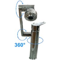 Chrom-Einhand-Küchenmischermit360°dreharm1801 von DRIWEI