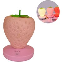 Erdbeere Led Silikon Tischlampe Nachttisch Kinder Usb Te-B0308 von DRIWEI