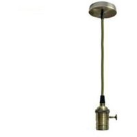 Vintage 2mt Grüne Bronze Hängelampe Deckenleuchter Lampenfassung Vintage 2mt Grüne Bronze Hängelampe Deckenleuchter Lampenfassung von DRIWEI