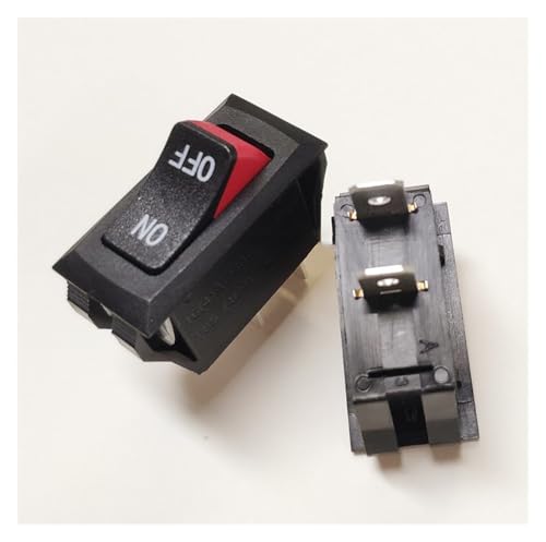 16A 250V V-Typ Schalter, 2-polig mit zweifarbigem Wippschalter R-2-110-D2N-BBR(5PCS) von DRJBBODVQ
