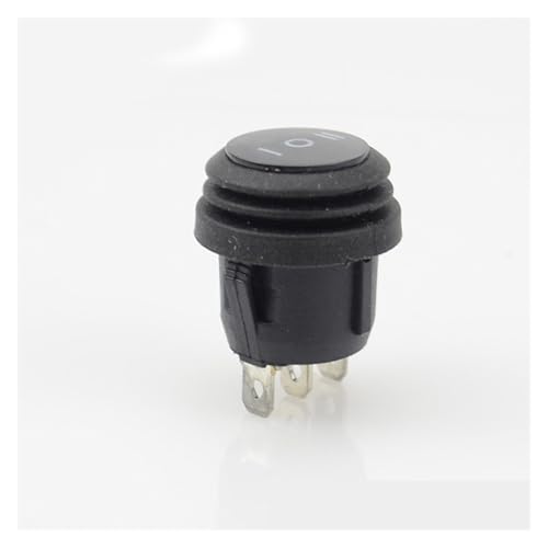1pc KCD1-105N 2/3 Pin On/Off SPST Wippschalter Auto Boot LED Licht Rundschalter(3P on-off-on black) von DRJBBODVQ