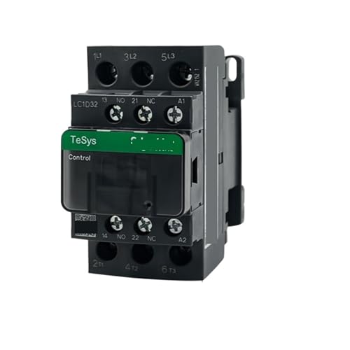 DRJBBODVQ Dreipoliger Wechselstromschütz 3P LC1D25 LC1D32 LC1D38 B7C F7C Q7C M7C 24 V 110 V 220 V 380 V(LC1D32,380V) von DRJBBODVQ