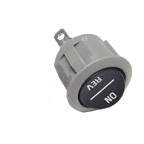 ON = drücken for Rückprall/REV = drücken for Sperren Juicer/Juicer Runder Schalter 23 mm Umkehrschalter 3-polig, einfach offen, einfach zurückgesetzt(1 PCS) von DRJBBODVQ