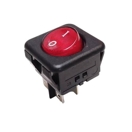 R21-22C Bootsförmiger Wippschalter mit Licht 30x30 R2 rotes Licht 4 Fuß von DRJBBODVQ