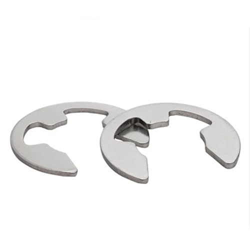 10/50/100 M1.2 M1.5 M2 M3 M3.5 M4 M5 M6 M7 M8 M9 M10 304 Edelstahl E Clip Sicherungsring Unterlegscheibe für Wellenbefestigung-M10 50St von DRJUSS