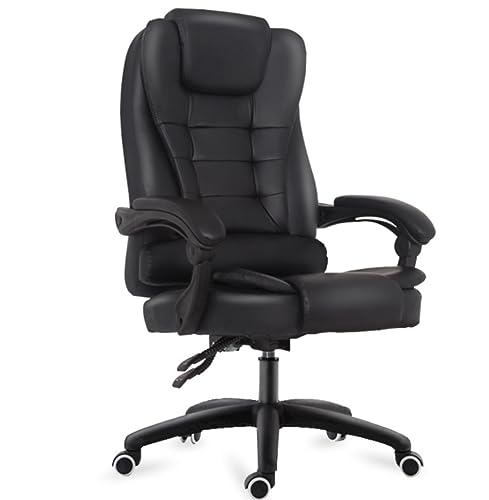 DRMEE Bürostuhl Büro Arbeitszimmer Bürostuhl, Hohe Rückenlehne, Chefbürostuhl, Höhenverstellbar, Drehsitz Und Schaukelfunktion Schreibtischstuhl von DRMEE