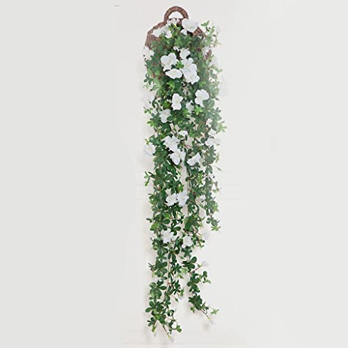 Künstliche Blumen Simulation Granatapfel Blume Wand Hängende Blume Rebe Home Dekoration Wisteria Gefälschte Blume Hängende Blume Wohnzimmer Wand Hängende Blume Künstliche Blumen wie Echt ( Color : Whi von DRMEE