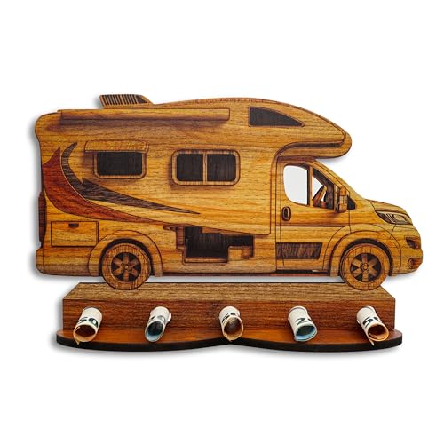 DRO Design Geldgeschenke, Geschenkverpackung Holz-Optik Wohnmobil Motiv – Bargeldgeschenk, Geldpräsent, Kreatives Geldgeschenk, Geburtstag, Hochzeit, Weihnachten von DRO Design