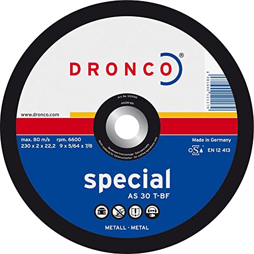 DRONCO AS30T-125 - Disco de corte metalAS 30 T Special, 125 x 2,5 mm von DRONCO