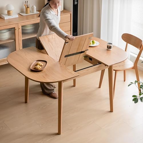 DRQXCN Esstisch-Set aus Rot-Eiche for 4 Personen, Küchentisch und Stühle, 4er-Set, 140 x 100 cm, Esstisch aus Eiche mit 4 Stühlen DRQXCN Esstisch-Set aus Rot-Eiche for 4 Personen, Küchentisch und Stühle, 4er-Set, 140 x 100 cm, Esstisch aus Eiche mit 4 Stühlen von DRQXCN