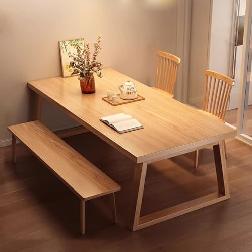 DRQXCN Esszimmertisch-Set for 4 Personen, mit 2 Stühlen und Einer Bank, Küchentisch- und Stuhl-Set, 120 x 60 cm, 4-teiliges Küchentisch- und Stuhl-Set DRQXCN Esszimmertisch-Set for 4 Personen, mit 2 Stühlen und Einer Bank, Küchentisch- und Stuhl-Set, 120 x 60 cm, 4-teiliges Küchentisch- und Stuhl-Set von DRQXCN