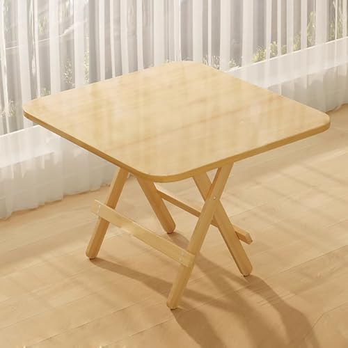 DRQXCN Klappbarer Esstisch, quadratischer Esstisch aus Massivholz, 90 * 90 cm / 35,4 * 35,4 Zoll Kleiner Küchentisch for kleine Räume(90cm/35.4in) von DRQXCN